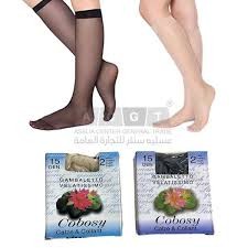 جرابات اسود شفاف